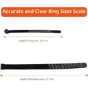 LXINDIA Measuring tools Inralimot 2 in 1 Bracelet Sizer and Ring Sizer Measuring Tool