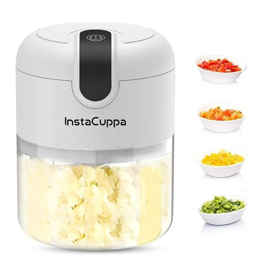 LX INDIA Chopper White InstaCuppa 250 ML Mini Electric Chopper for Kitchen