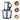 LX INDIA Chopper InstaCuppa Electric Chopper for Kitchen Use with 3 Attachments