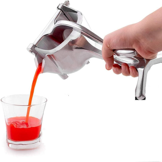 LX INDIA CItrus Juicer InstaCuppa Manual Press Hand Fruit Juicer Silver