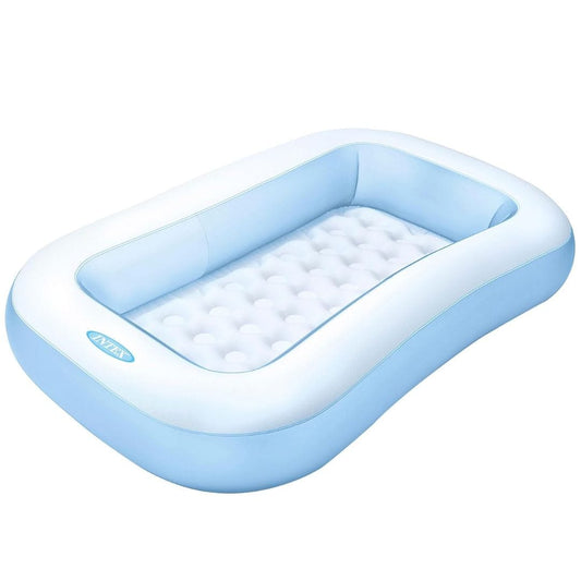LX INDIA Swimming Pool Intex Inflatable Rectangular Pool Multi Color