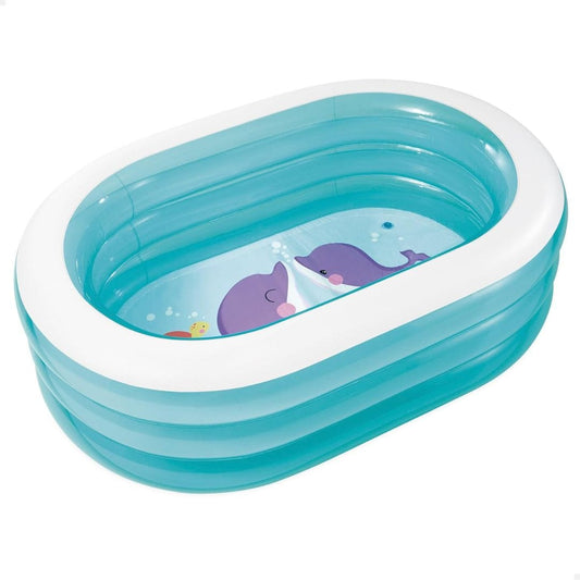 LX INDIA Swimming Pool Intex Oval Whale Fun Pool for Kid Multicolor