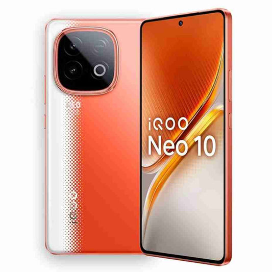 LX INDIA Mobile Phones 8GB+128GB iQOO Neo 10 (Inferno Red)