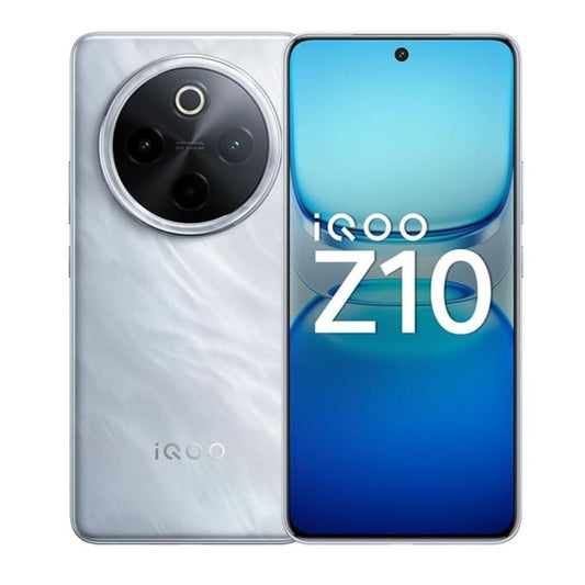 LX INDIA Mobile Phones 8GB+128GB iQOO Z10 5G (Silver)