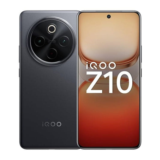 LX INDIA Mobile Phones 8GB+128GB iQOO Z10 5G (Stellar Black)