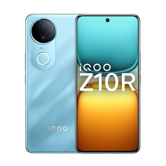 LX INDIA Mobile Phones iQOO Z10R 5G (Aquamarine, 12GB RAM, 256GB Storage)