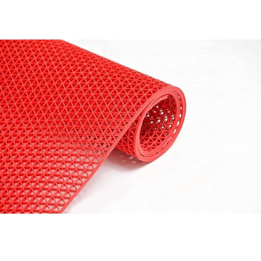 LX INDIA Anti-Slip Mats ishro home Anti-Skid & Multipurpose Mat 2x3 Feet Red