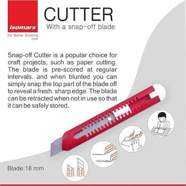 LXINDIA desk essential Isomars Cutter Office Set of 3