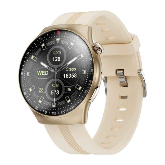 LX INDIA Smart Watch itel Alpha Pro 36.3mm (1.43") AMOLED Display - Champagne Gold