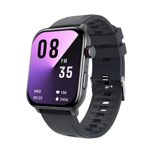 LX INDIA Smart Watch Dark Chrome itel ICON-3 Smartwatch with Single chip BT Calling