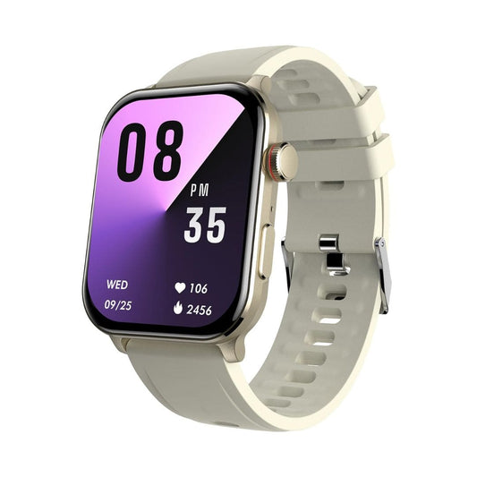LX INDIA Smart Watch Shiny Gold itel ICON-3 Smartwatch with Single chip BT Calling