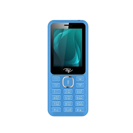 LXINDIA Keypad Phone Blue itel it5027 Keypad Mobile Phone with 2.4 inch Display Size