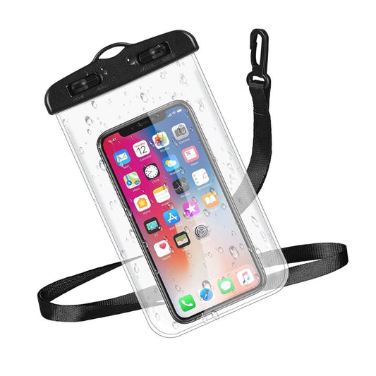 LX INDIA Mobile Pouch iTronix Waterproof Mobile Pouch Cover for All Mobiles (Black)