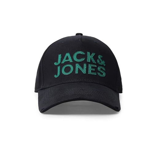 LX INDIA Caps and Hats JACK & JONES Men's Cotton Baseball Cap (Black)