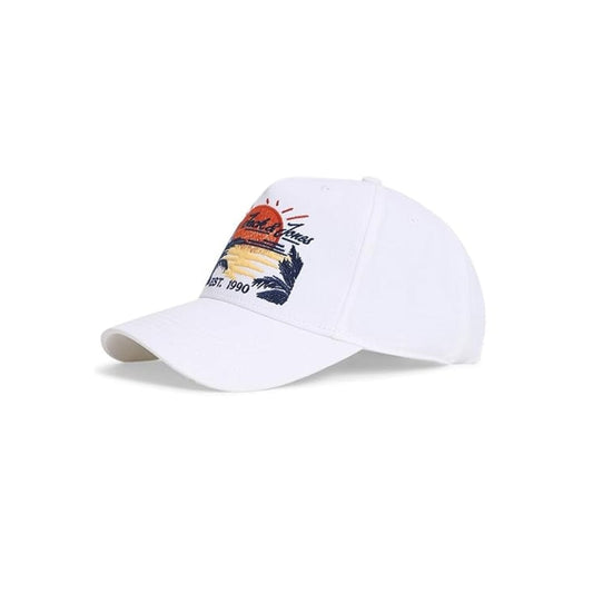 LX INDIA Caps and Hats White JACK & JONES Men's Cotton Baseball Cap