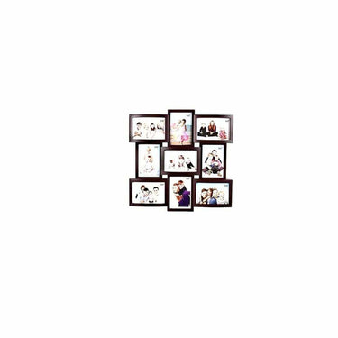 LXINDIA photo frame JaipurCrafts Premium Collage Rectangle Square Photo Frame set of 9 wooden