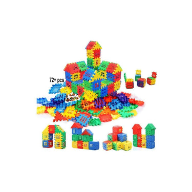 LXINDIA Toys Jambuwala Enterprise Blocks Game 72 Pcs Toy Building Blocks