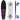 LXINDIA Skate Board Jaspo Candy Kids Skateboard (Black &amp; Purple) 22x 6