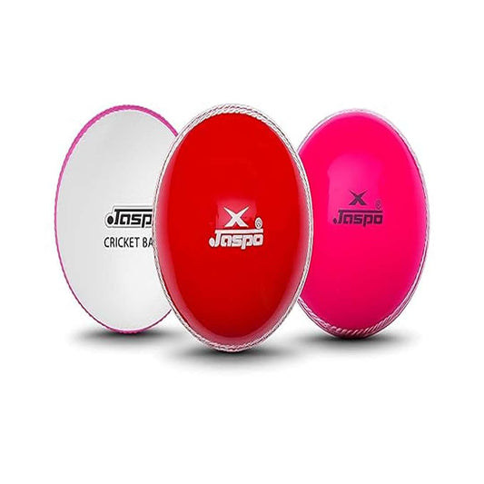 LX INDIA Cricket ball jaspo PVC T-20 Soft Cricket Balls 110 Gm (Multicolour) - Pack of Three , Standard Size