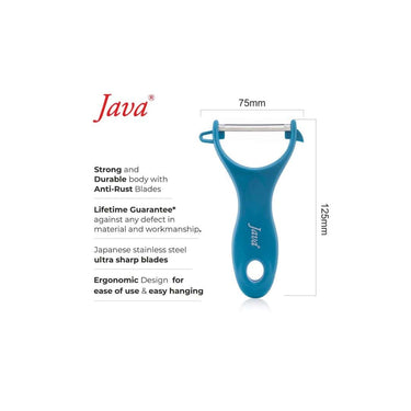 LXINDIA peeler Java Swift Peeler Japanese Stainless Steel (Blue)