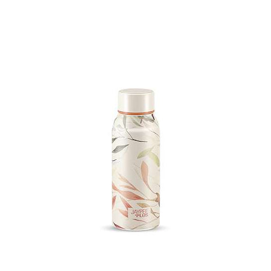 LX INDIA Water Bottle Jaypee Plus Punch Prime Stainless Steel Water Bottle 500 ML (Cream)