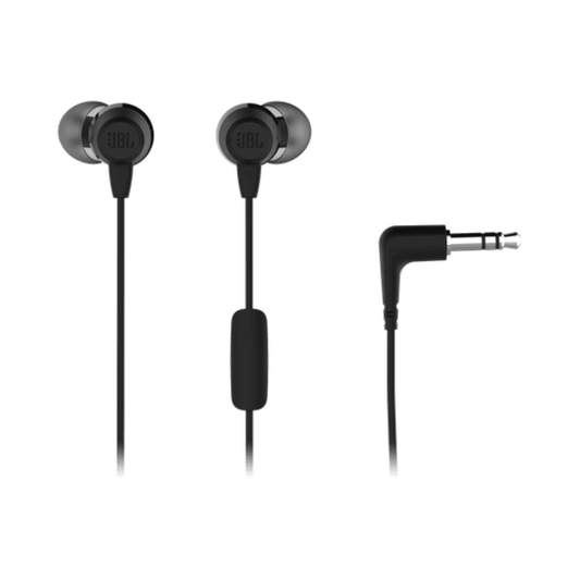LXINDIA headphone JBL C50HI, Wired in Ear Headphones (Black)