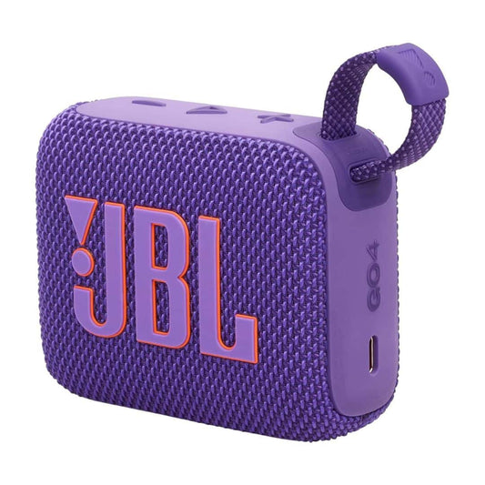 LX INDIA speaker JBL Go 4 Wireless Ultra Portable Bluetooth Speaker Without Mic (Purple)