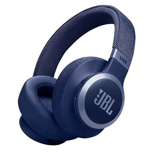 LX INDIA Headphone JBL Live 770NC True Adaptive Noise Cancellation Headphones, Wireless Over Ear, Alexa, Blue