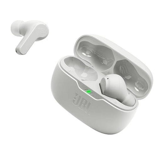 LX INDIA Earbuds JBL Vibe Beam in-Ear Wireless Earbuds (TWS) with Mic (white)