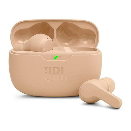 LX INDIA Earbuds JBL Wave Beam in-Ear Wireless Earbuds (TWS) with Mic (Beige)