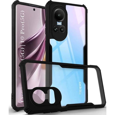 LXINDIA Protection Covers Jkobi Back Cover Case for Oppo Reno 10 5G Oppo Reno 10 Pro 5G ( Black)