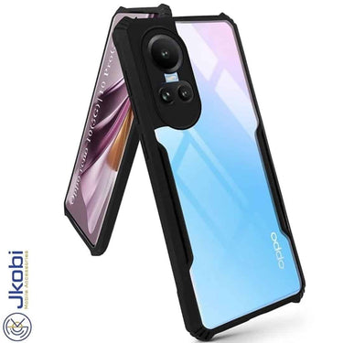 LXINDIA Protection Covers Jkobi Back Cover Case for Oppo Reno 10 5G Oppo Reno 10 Pro 5G ( Black)