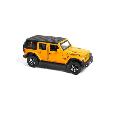 LXINDIA Toys JOY JUNCTION Jeep Rubicon Model Car (Yellow)