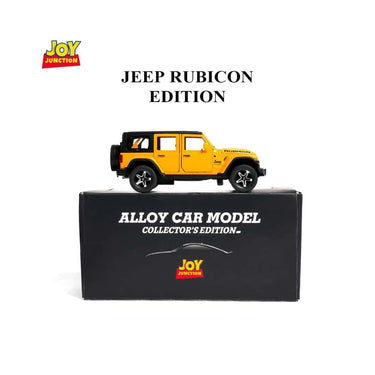 LXINDIA Toys JOY JUNCTION Jeep Rubicon Model Car (Yellow)