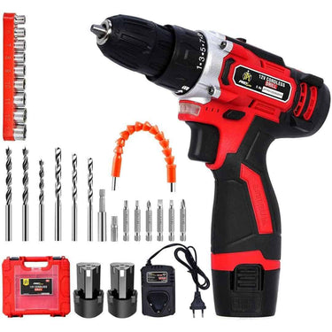 LXINDIA Drill Kit JPT 12V Pro Series Cordless Drill Machine Set