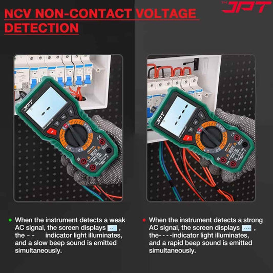 LX INDIA multimeter JPT Pro Series Digital Multimeter True RMS 1000V AC/DC, 6000 Counts Auto-Ranging Voltmeter