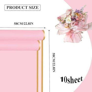 LXINDIA gift wrapper Just Flowers Waterproof Floral Wrapping Paper