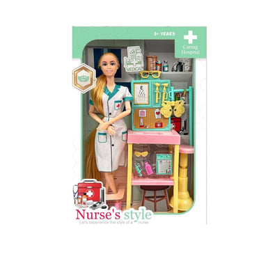 LXINDIA Toys K V Toys Alia Doll  Set  Nurse Kit Style  (White)