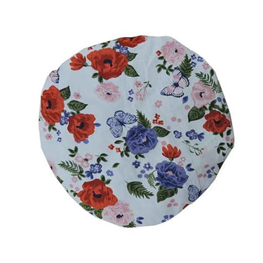 LXINDIA Shower Caps KANYOGA Reusable Shower Cap For Women (Multi Rose)