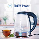 LXINDIA Kettle KENT Elegant Electric Glass Kettle (16052) 1.8L