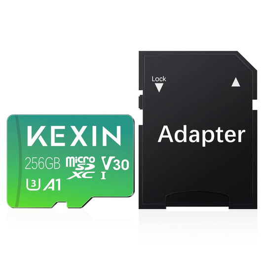 LX INDIA SD Card KEXIN 256GB Micro SD Card with SD Adapter 90MB/s Read 30MB/s Write,4K/8K UHD High Speed TF Card