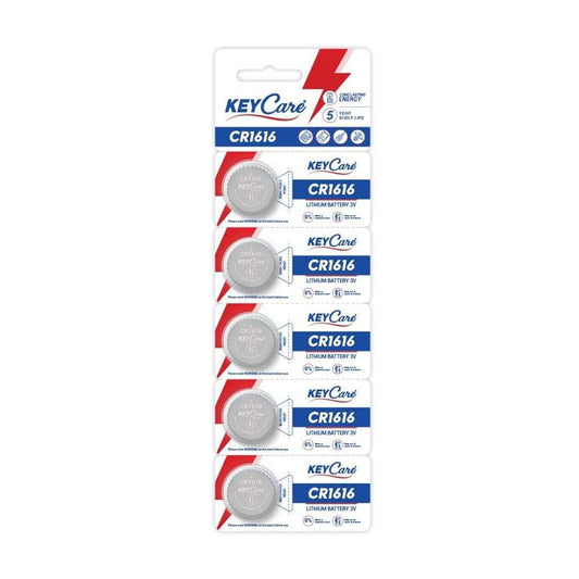 LXINDIA watch battery KeyCare CR1616 Lithium Coin Cell Battery  Pack of 5