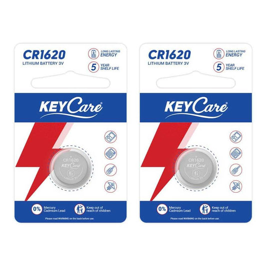 LX INDIA watch battery KeyCare Long Lasting CR1620 Lithium Coin Cell Battery Pack of 2