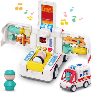 LXINDIA Toys Kiditos Ambulance Toy Bus  with Kids Doctor Kit