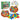 LX INDIA puzzle Kidology Shape and Color Matching Puzzle Kids 3+ Years