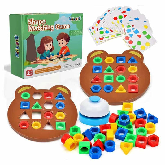 LX INDIA puzzle Kidology Shape and Color Matching Puzzle Kids 3+ Years