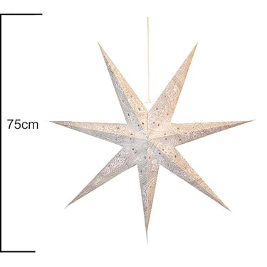 LXINDIA Wall Hanging Kidsy Winsy Hanging Big Paper Star  29 Inches Glitter Star