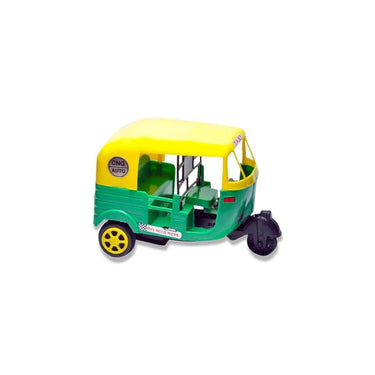 LXINDIA Toys KidzZbe Plastic Auto Rickshaw Toys with Pull Back Action