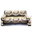 LXINDIA sofa cover KINGLY Chenille Brown Sofa Cover and 6 ARM Cover with Table Cover and 5 Cushion Cover