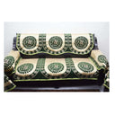 LXINDIA sofa cover KINGLY Green Sofa Cover with Arm Set of 12pcs